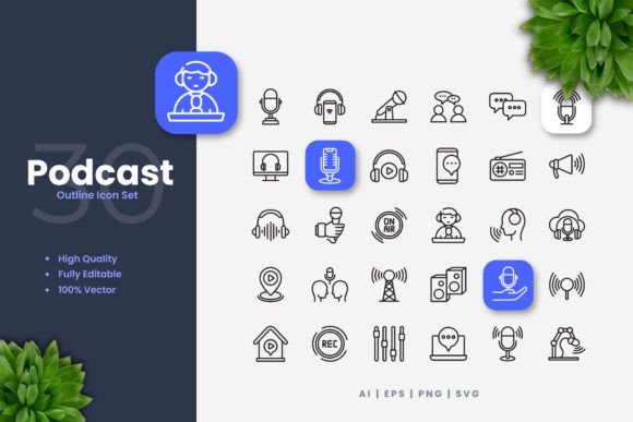 Enhance Your Creative Projects with Versatile Podcast Icons