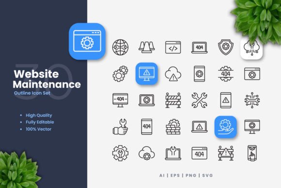 Enhance Your Digital Presence with Website Maintenance Icons