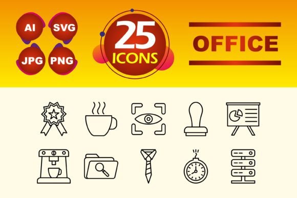 Streamline Your Projects with Versatile Office Icons