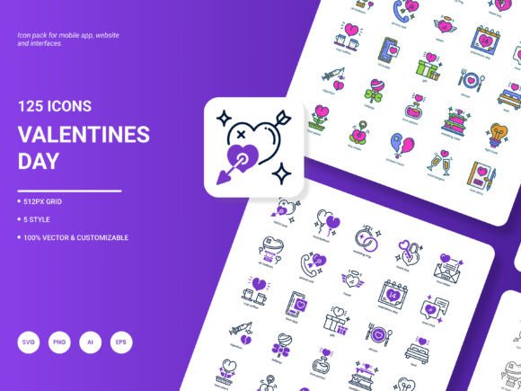Valentines Day Icon Pack: A Comprehensive Design Solution